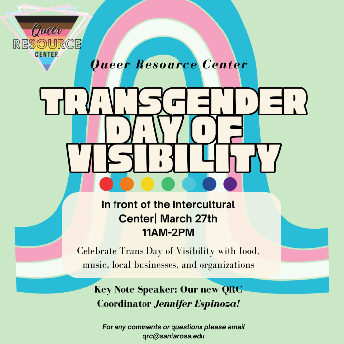 Transgender Day of Visibility Flyer